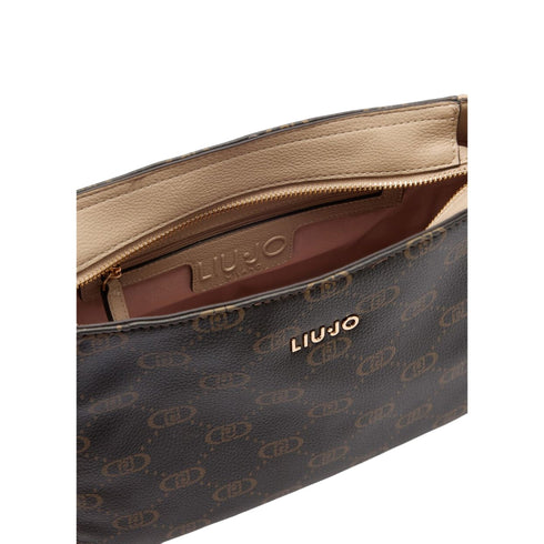 Borsa Donna a spalla, con motivo monogram e chiusura zip